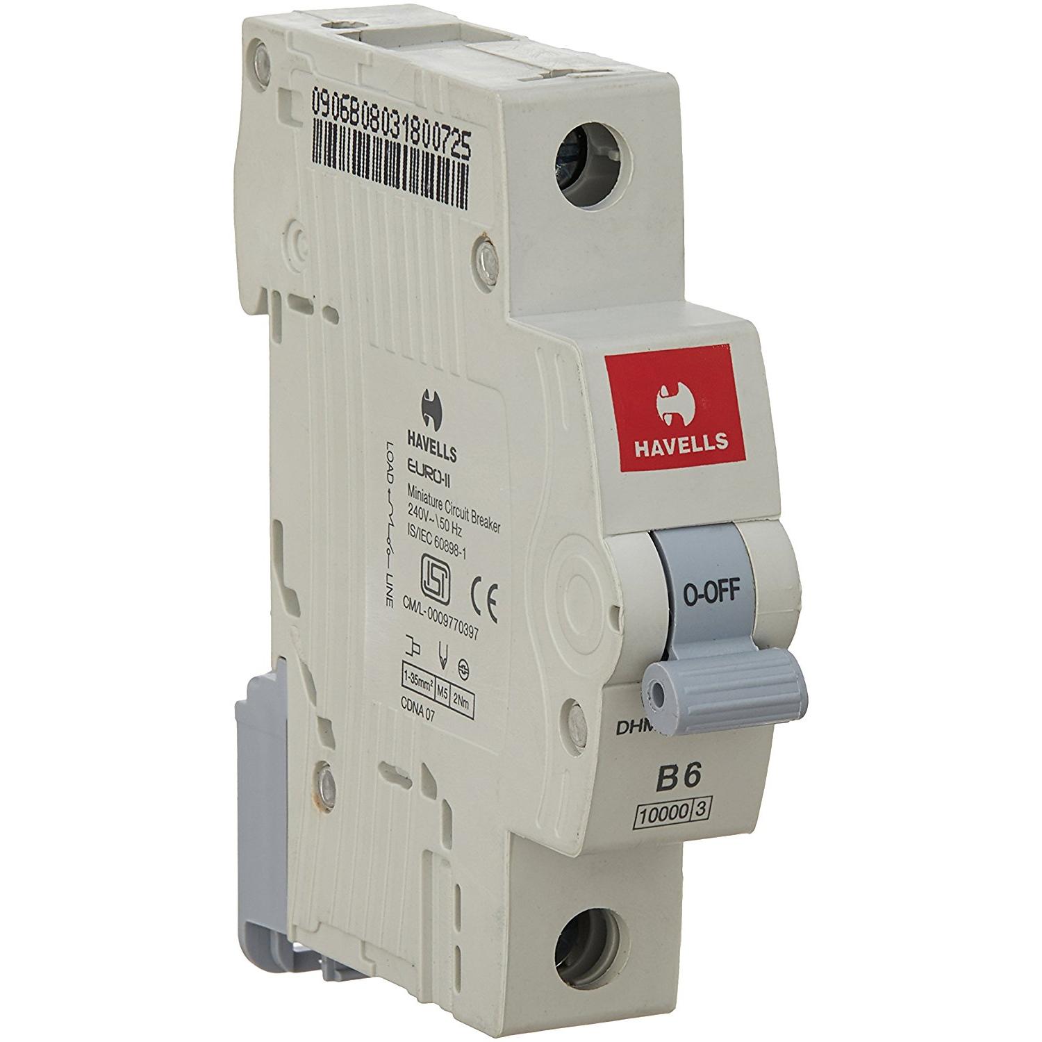 Havells 25 Ampere Single Pole MCB - Electrickharido