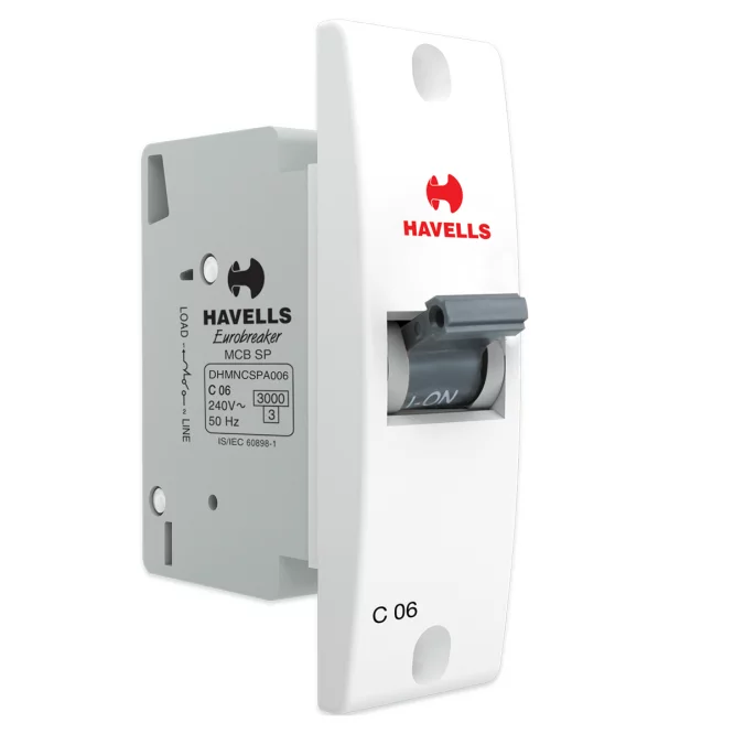 Havells 6 Ampere Single Pole Mini MCB
